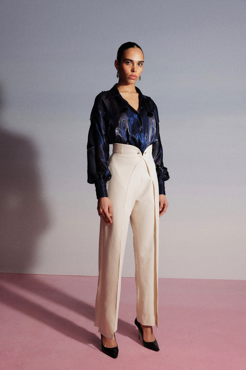 Second Female - Avida Trousers 60688 - 1015 Eggnog main image 1
