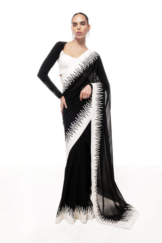 Ash Lily Saree