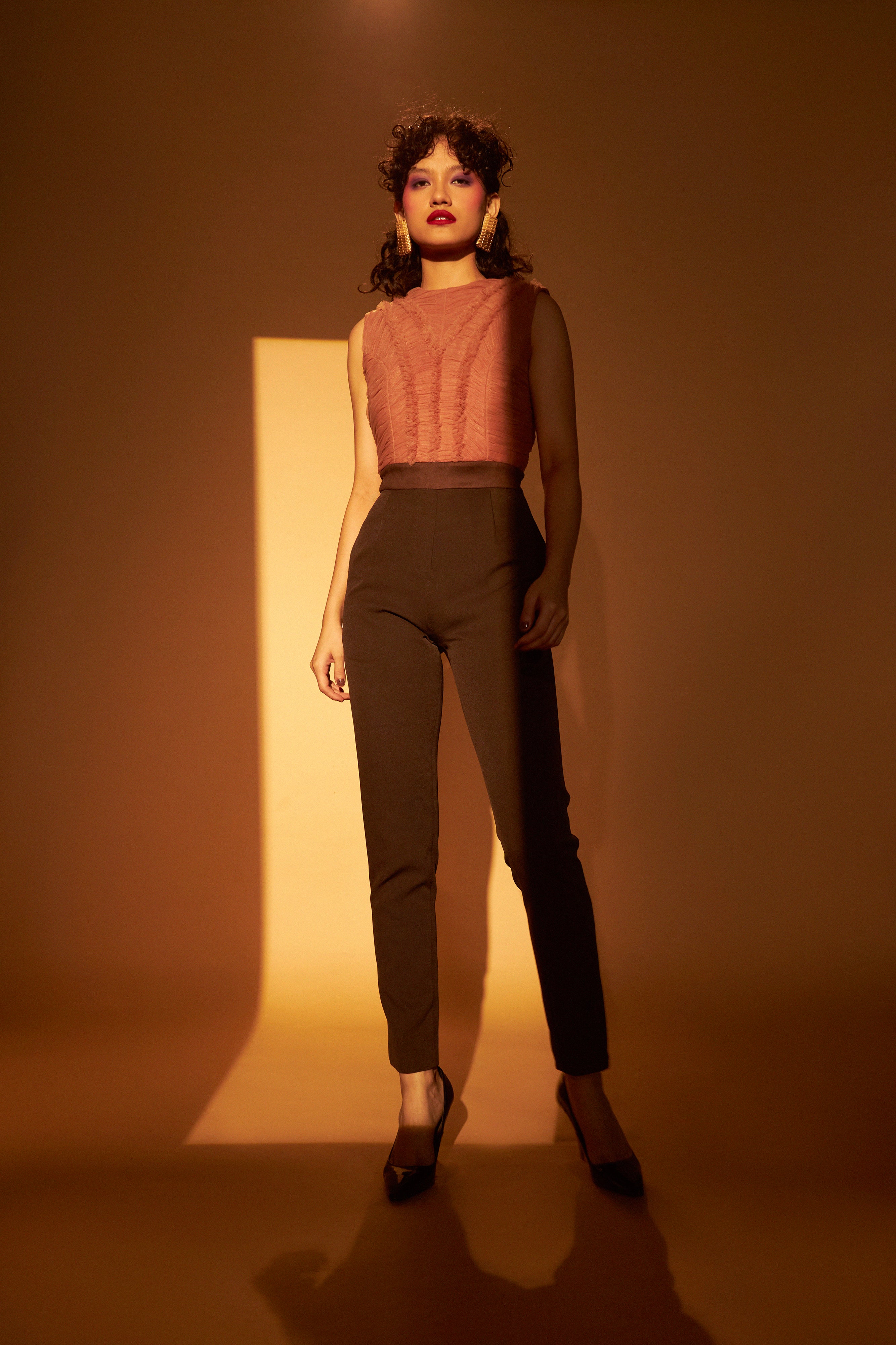 Peach Fizz Jumpsuit